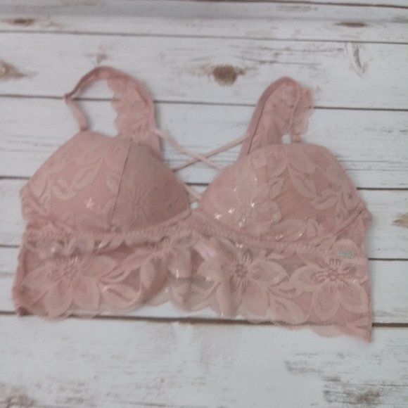 Victoria Secret PINK Rose Lace Lightly Padded Bra - Picture 1 of 5